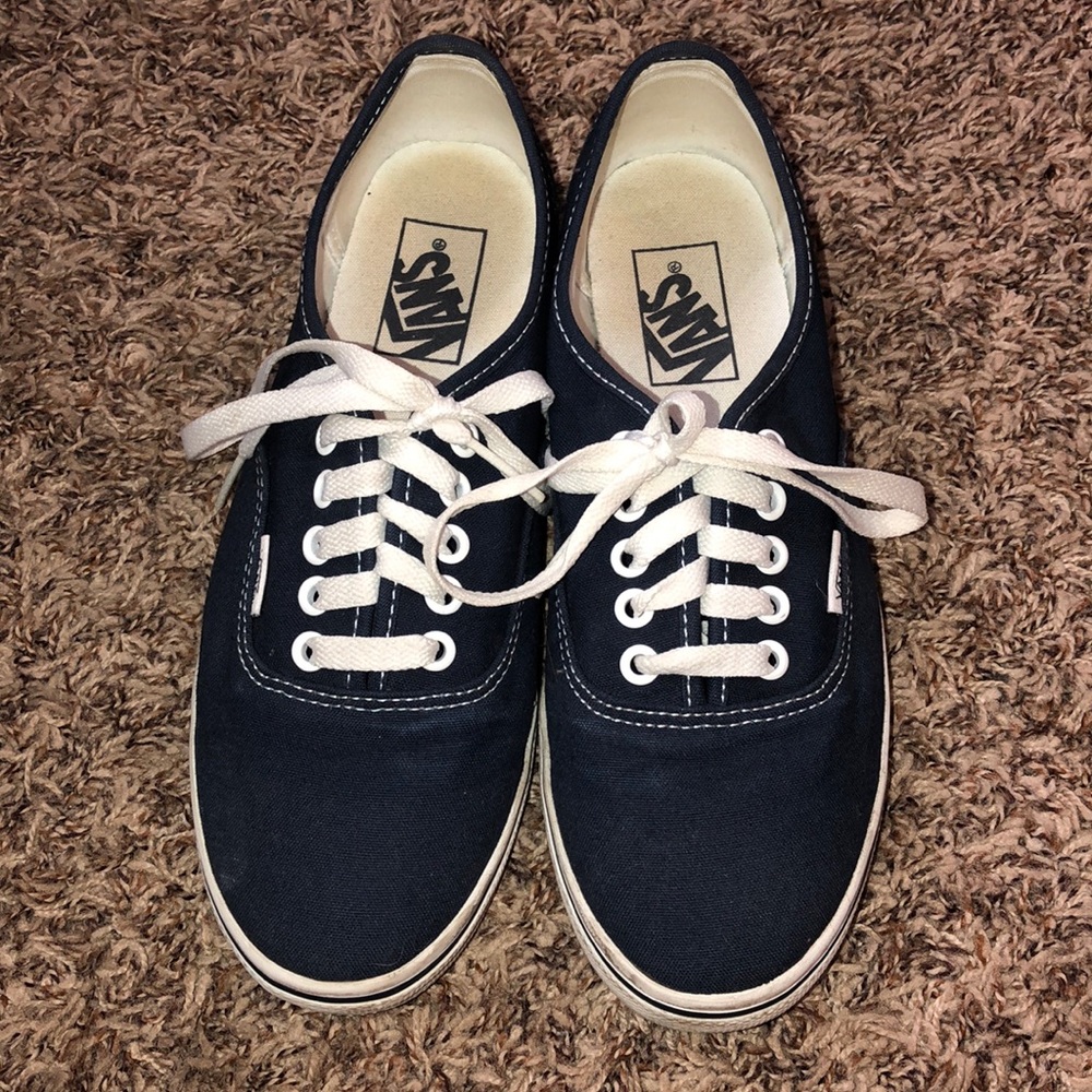Navy Blue Vans Shoes